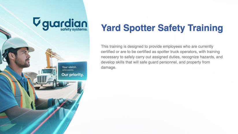 Yard Spotter Safety Training ENGLISH